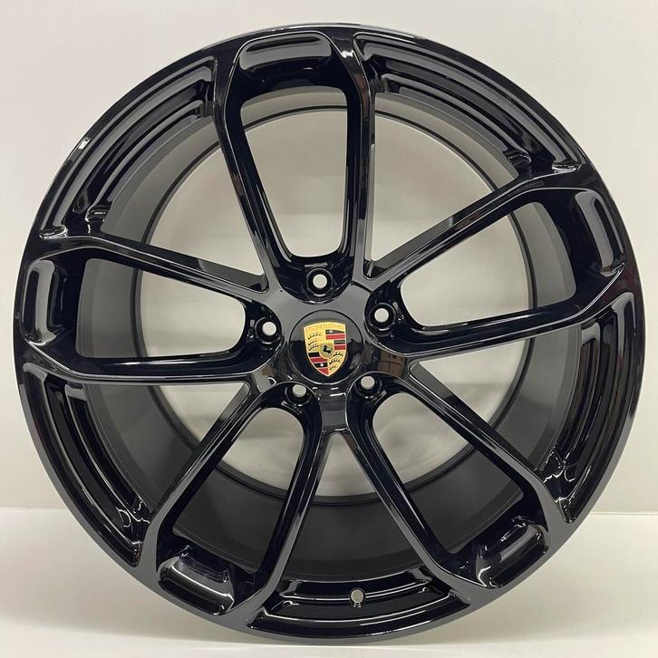 Porsche Cayenne(E3) 22inch SportDesign Uni zwart  met banden, Auto-onderdelen, Banden en Velgen, Overige maten, 315 mm, Personenwagen