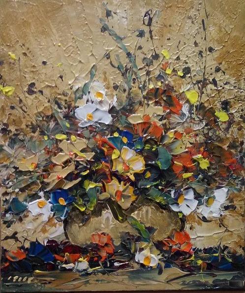 Janusz Kik (1956) - Flowers 251 (Bouquet 251), Antiek en Kunst, Kunst | Schilderijen | Modern