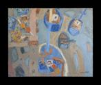 Robert Delva (1934-2024) - Ponton et marée basse, Antiek en Kunst