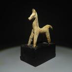 Grec antique mycénien Terre cuite Figure de cheval. 6ème, Verzamelen