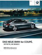 2013 BMW 4 SERIE COUPE BROCHURE DUITS, Nieuw, Ophalen of Verzenden