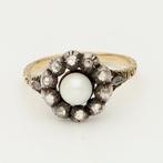 Zonder Minimumprijs - Ring - 14 karaat Geel goud, Zilver, Handtassen en Accessoires, Ringen, Nieuw