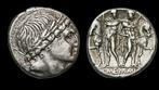 Romeinse Republiek. L. Memmius, 109-108 v.Chr.. Denarius, Postzegels en Munten