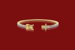 Bracelet de tennis - 14 carats Or jaune - 3.33ct. tw.