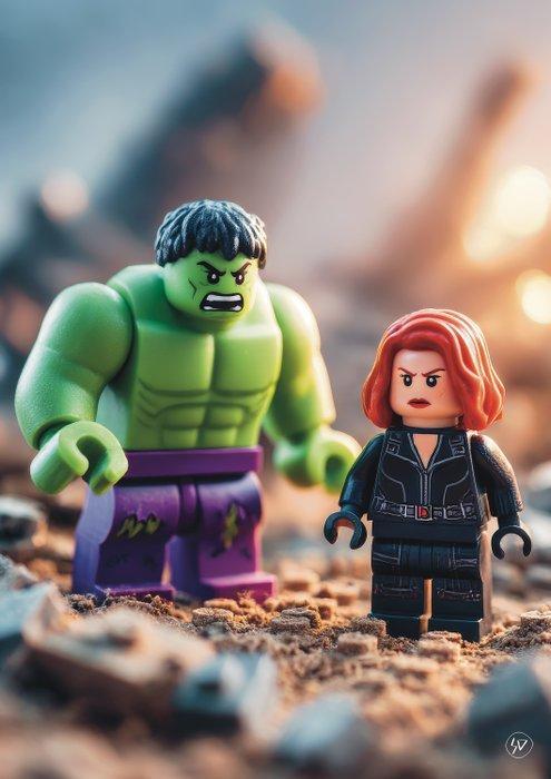 SDIMART - Hulk and Black Widow Lego Art Limited Edition, Kinderen en Baby's, Speelgoed | Duplo en Lego
