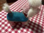 Yonezawa - Jouet Caniche de juguete con mando de manivela.