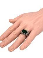 Zonder minimumprijs - Ring Zilver Synthetische edelsteen -, Nieuw