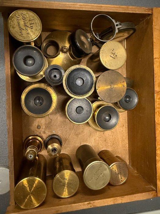 Monocular compound microscope - 1900-1910 - Duitsland -, Collections, Appareils photo & Matériel cinématographique