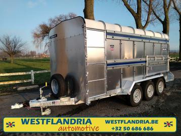 Veetrailer / 3500kg / 3asser / dubbel dek / IN VOORRAAD disponible aux enchères