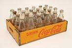 Krat - Hout, Glas - Coca Cola mini krat, Antiek en Kunst