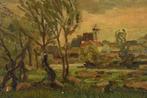 Wilhelm Legler (1875-1951) - Landschaft mit Dorf