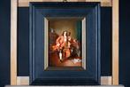 Belgische school (XIX) - Salonstuk De Cellist, Antiek en Kunst, Kunst | Schilderijen | Klassiek