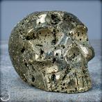 Natuurlijke pyrietschedel van de hoogste kwaliteit- 394.08 g, Verzamelen, Mineralen en Fossielen