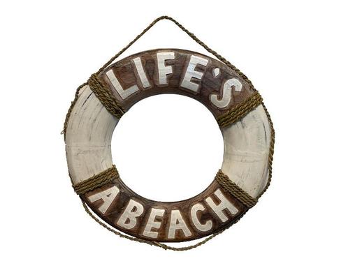 Reddingsboei Boei Naturel Lifes a Beach  40cm Grote boei, Hobby en Vrije tijd, Knutselen, Nieuw