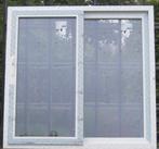 pvc schuifraam , pui , schuifdeur , schuifpui 204 x 199 wit, Doe-het-zelf en Bouw, Raamkozijnen en Schuifdeuren, Kunststof, Nieuw