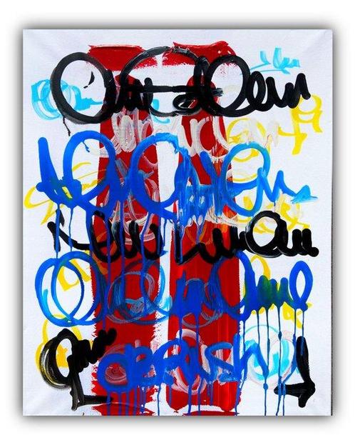 David Brush (XX) - New live enigma, Antiek en Kunst, Kunst | Schilderijen | Modern