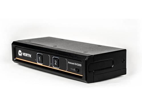 Vertiv Avocent SwitchView Desktop-KVM met 2 poorten,, Huis en Inrichting, Woonaccessoires | Overige, Zo goed als nieuw, Verzenden
