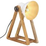 vidaXL Bureaulamp 25 W E27 30x17x40 cm wit, Huis en Inrichting, Verzenden, Nieuw