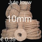 Jute touw 10mm dik stevig touw 25Mtr. Lengte € 0,39 Pm NIEUW