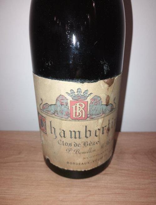 1961 P.bouillon et M.rossin - Chambertin-Clos de Bèze Grand, Verzamelen, Wijnen