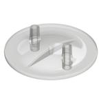 Couvercle de seau à lait transparent, 2 x 20 mm - kerbl
