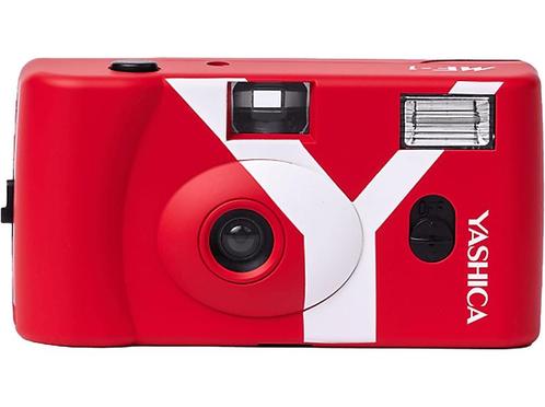 Yashica -  Mf-1 Camera Y Film 400/24  - Turquoise, Audio, Tv en Foto, Fotocamera's Analoog, Nieuw, Verzenden