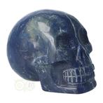 Blauwe kwarts kristallen schedel 1146 gram, Verzenden