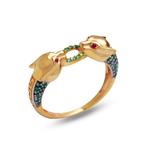 Zonder Minimumprijs - Ring Verguld, Zilver - 0.55ct. tw., Nieuw