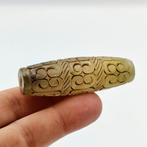 Oud-Tibetaans / Nepalees Jade Kraal talisman - 63 mm (Zonder