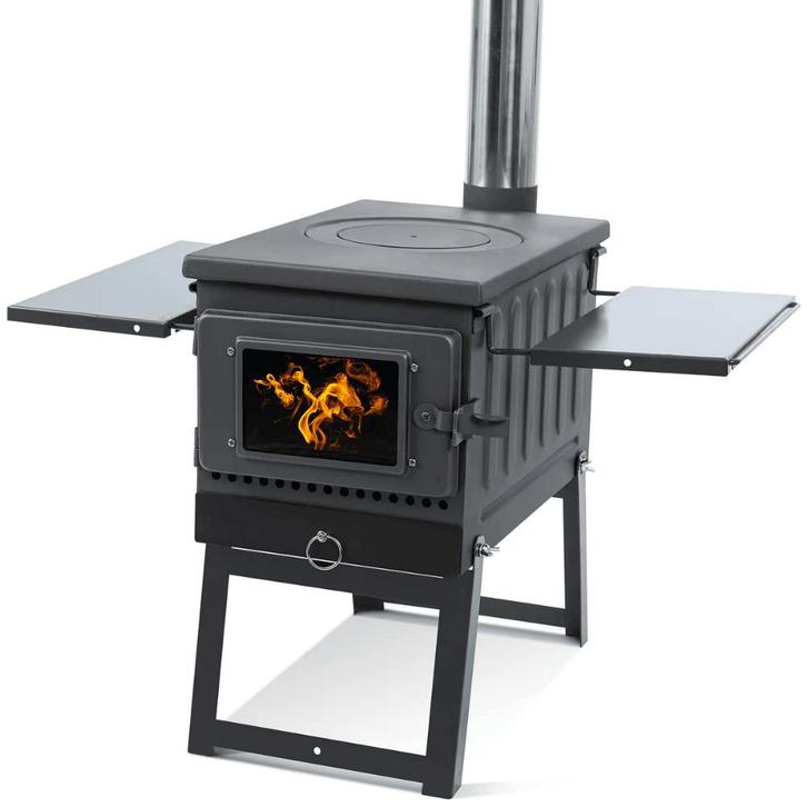 ASH - Camping Stove met Grill, Jardin & Terrasse, Barbecues au charbon de bois, Envoi