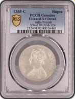Brits India. Victoria. 1 Rupee 1885 (C) (Zonder, Postzegels en Munten