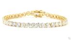 Armband - 18 karaat Geel goud - 17.00ct. tw. Diamant