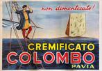 Caseificio Colombo - Poster Pubblicitario Formaggio, Antiek en Kunst