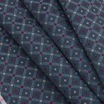 BA134 - Tissu Gobelin - Bleu Roi – losanges - Tissu