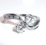 Bague - 14 carats Or blanc -  0.56ct. tw. Diamant, Handtassen en Accessoires, Nieuw
