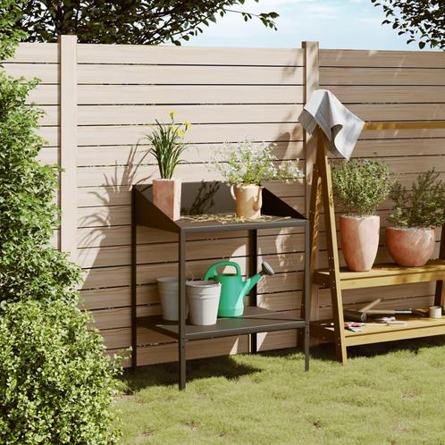 vidaXL Support pour plantes anthracite 75,5x54,5x100cm, Jardin & Terrasse, Pots de fleurs, Neuf, Envoi