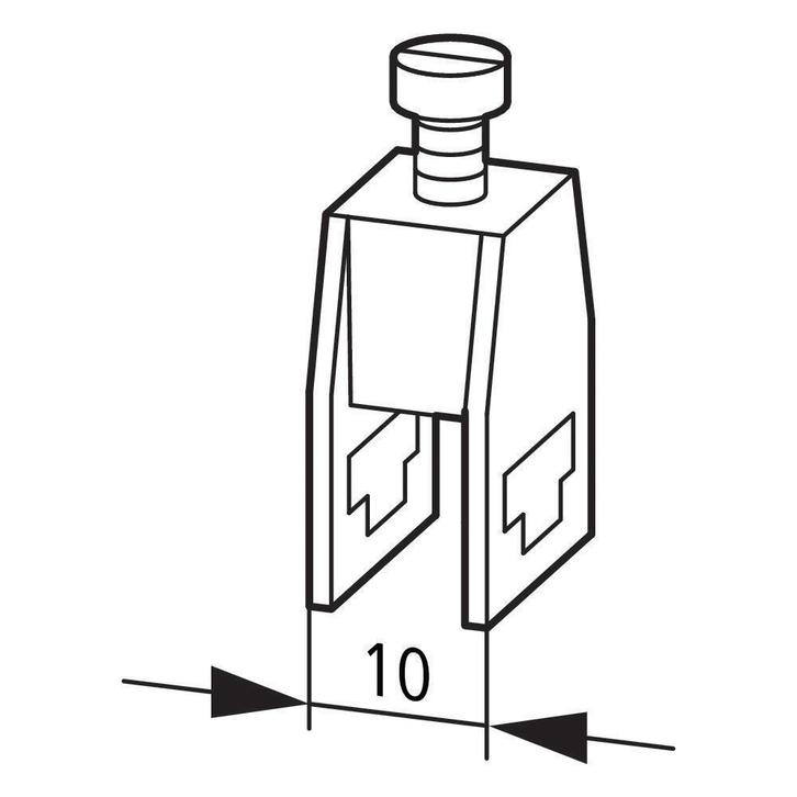 Eaton AK16 Main Current Clamp Max 16mm Square CU 10X3mm -, Doe-het-zelf en Bouw, Elektriciteit en Kabels, Verzenden