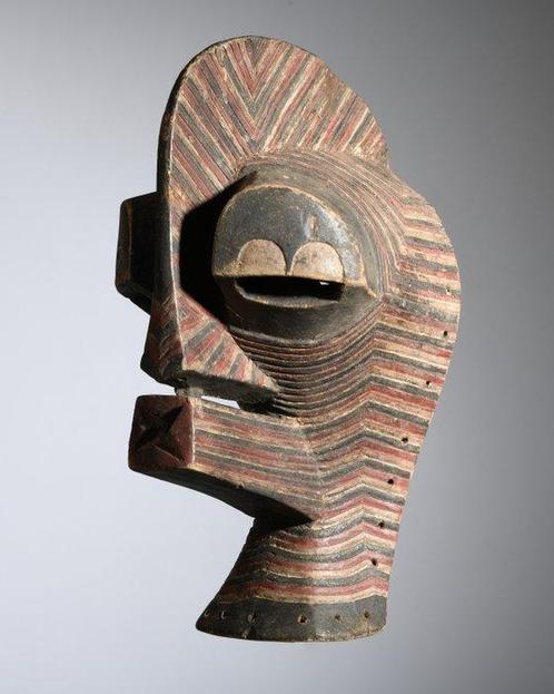 Masque Kifwebe Songye - Bois - Congo RDC, Antiquités & Art, Art | Art non-occidental