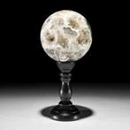 GEEN RESERVEPRIJS - Prachtig paar kwarts-kristalbollen &, Antiek en Kunst