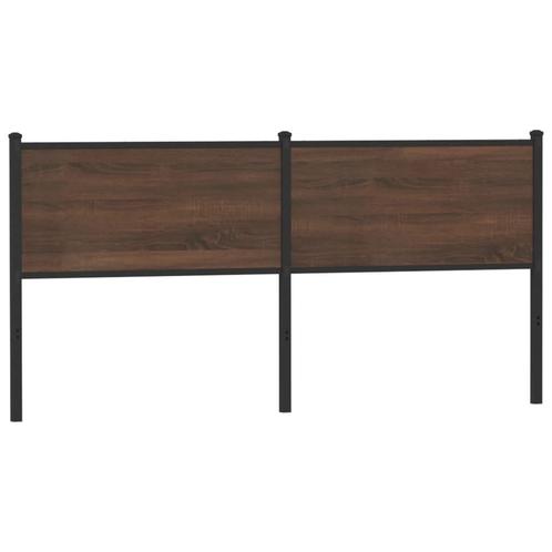 vidaXL Tête de lit chêne marron 160 cm bois dingénierie, Maison & Meubles, Chambre à coucher | Lits, Neuf, Envoi