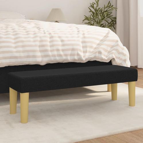 vidaXL Bankje 100x30x30 cm stof zwart, Huis en Inrichting, Overige Huis en Inrichting, Nieuw, Verzenden