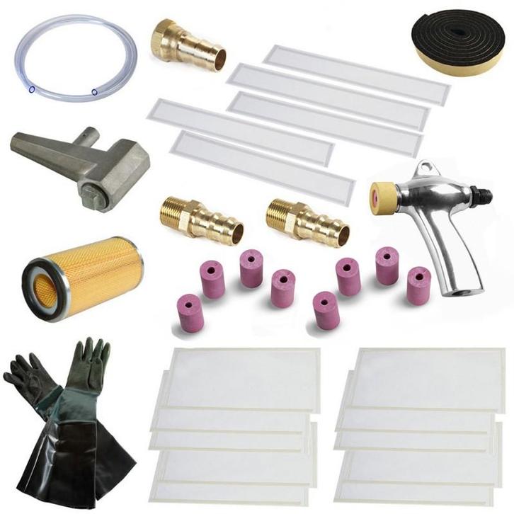 Revisie set voor straalcabine PP-T 0008 - Set straalcabine, Doe-het-zelf en Bouw, Gereedschap | Overige machines, Ophalen of Verzenden