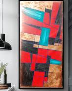 Ksavera - Abstract A1378 - painting on XXL canvas 210cm, Antiek en Kunst, Kunst | Schilderijen | Modern