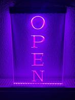 OPEN neon bord lamp LED verlichting reclame lichtbak VERTICA, Huis en Inrichting, Verzenden, Nieuw