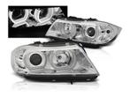 3D Angel Eyes koplamp chrome geschikt voor BMW E90 E91, Auto-onderdelen, Nieuw, BMW, Verzenden