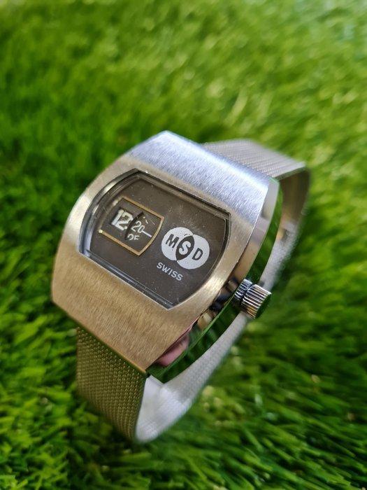 MSD digital jump hour new old stock - Zonder Minimumprijs -, Handtassen en Accessoires, Horloges | Heren