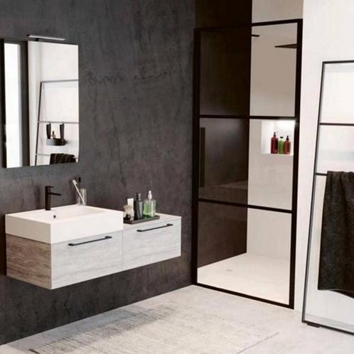 Douchedeur met Klapdeur Riho Grid 80x200 cm 6 mm Helderglas, Doe-het-zelf en Bouw, Sanitair, Douche, Nieuw, Ophalen of Verzenden