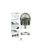 2002 KOENIGSEGG CC LEAFLET ENGELS, Boeken, Auto's | Folders en Tijdschriften, Nieuw