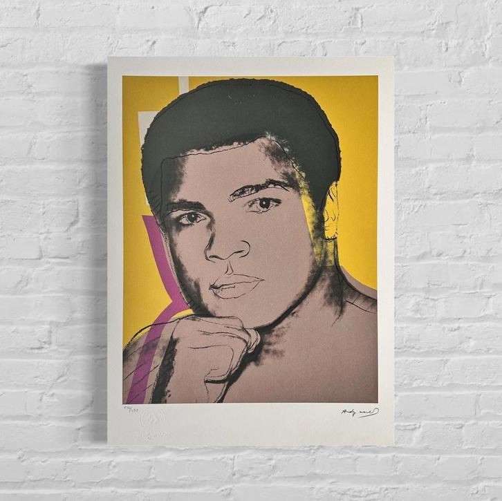 Genummerde Editie ANDY WARHOL Mohamed Ali, Antiek en Kunst, Kunst | Litho's en Zeefdrukken, Verzenden