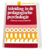 Inleiding in de pedagogische psychologie 9789026618567, Boeken, Verzenden, Gelezen, David Fontana